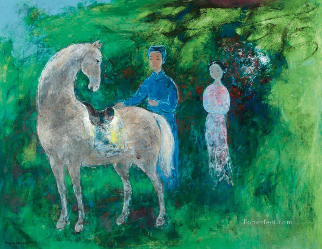 VCD Spring Horse Asian Oil Paintings